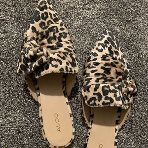 ALDO Leopard Mule NWOT